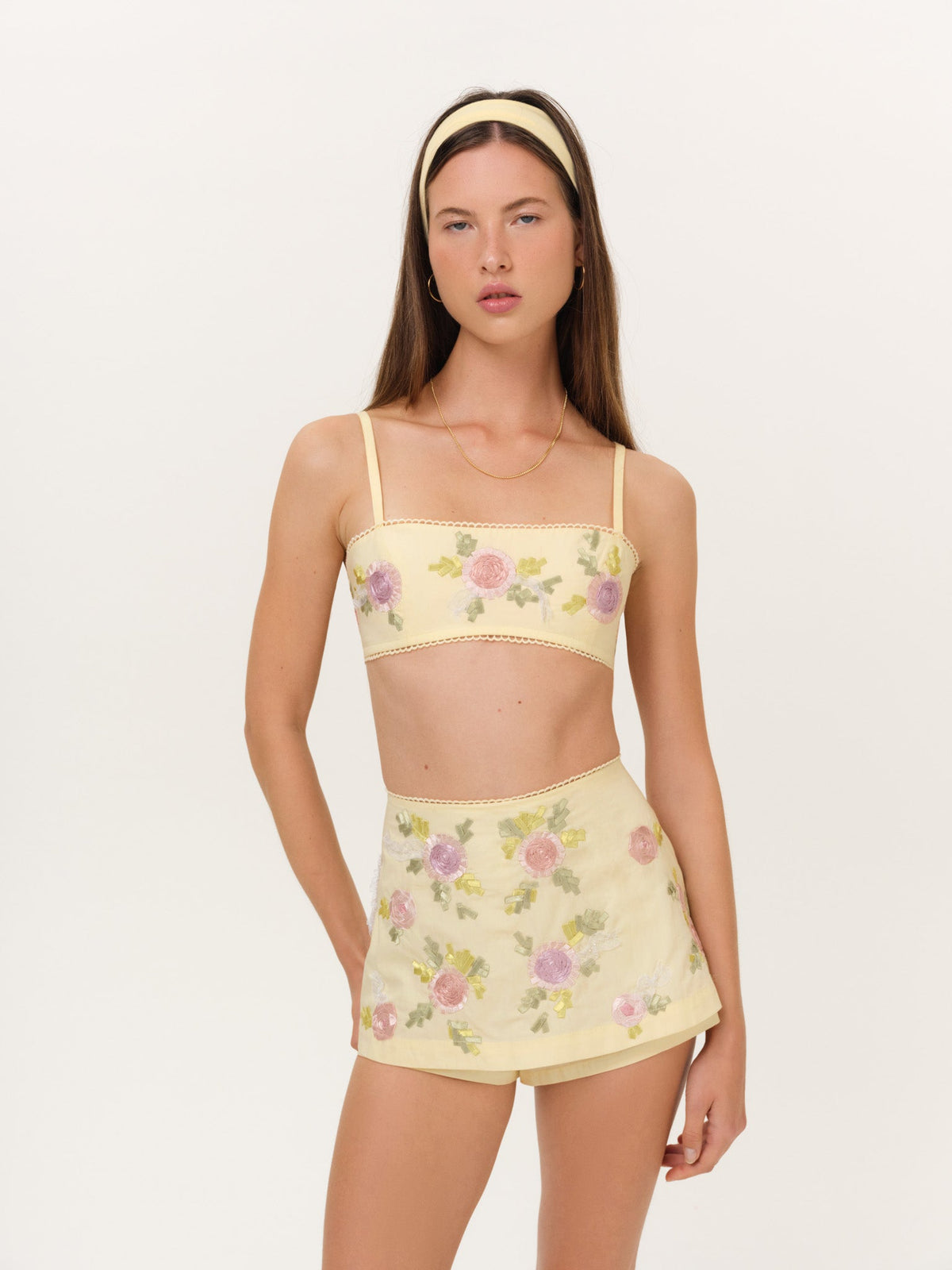 Amari Skort - Baby Yellow
