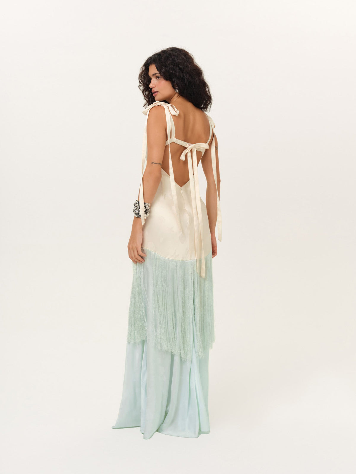 Andrea Maxi Dress - Peach Mint