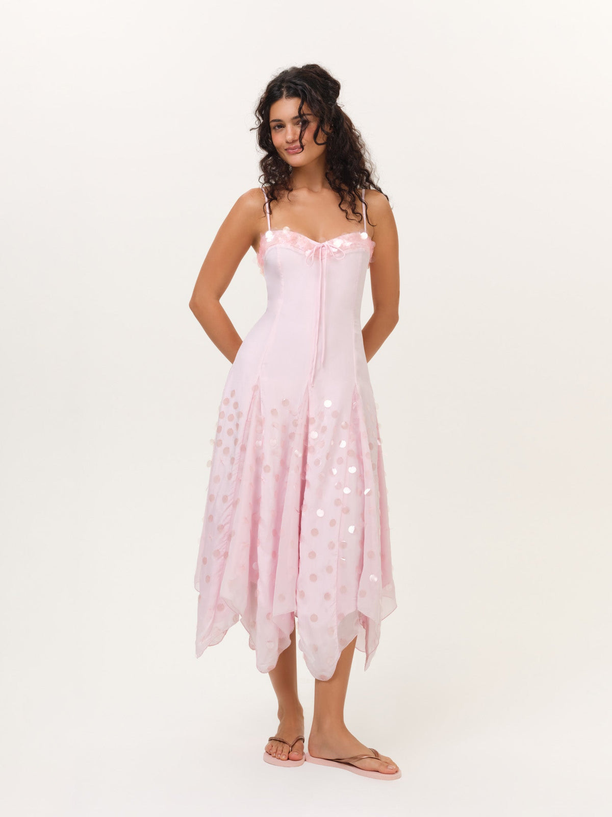 Cosmo Midi Dress - Pink