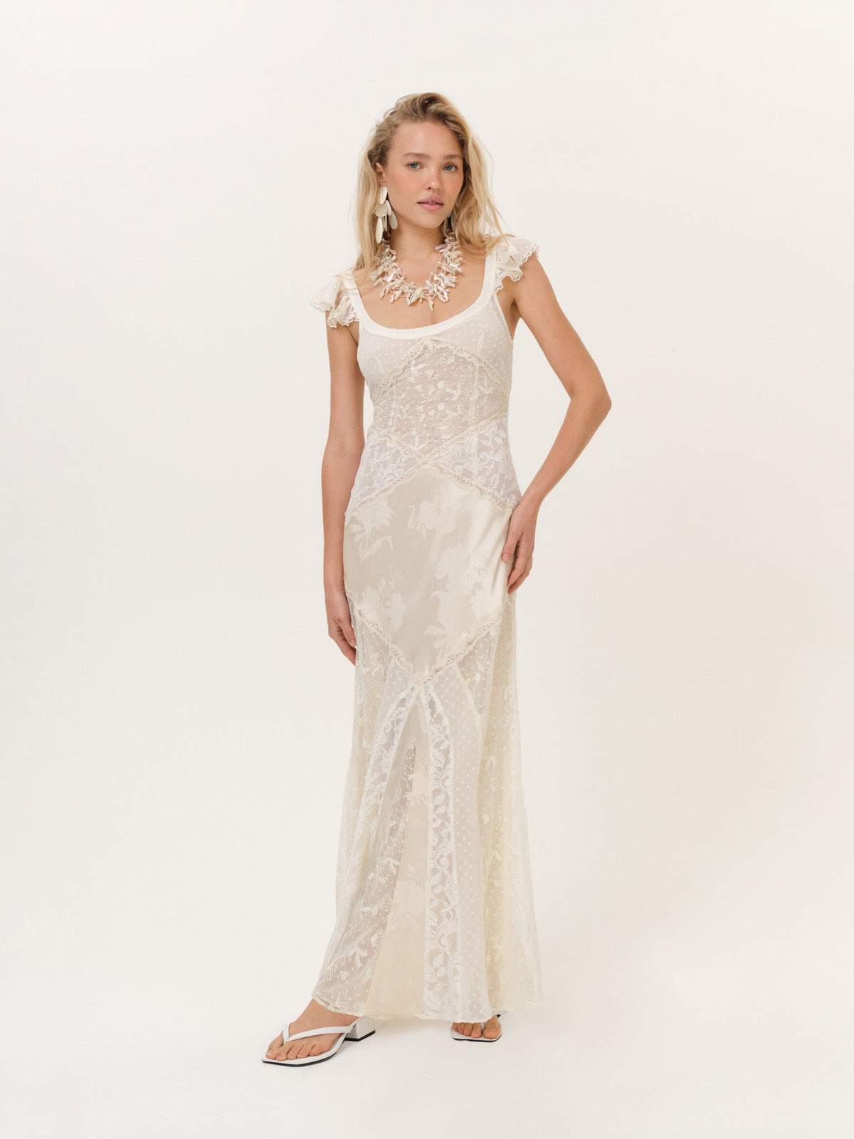 Bellamy Maxi Dress - Cream