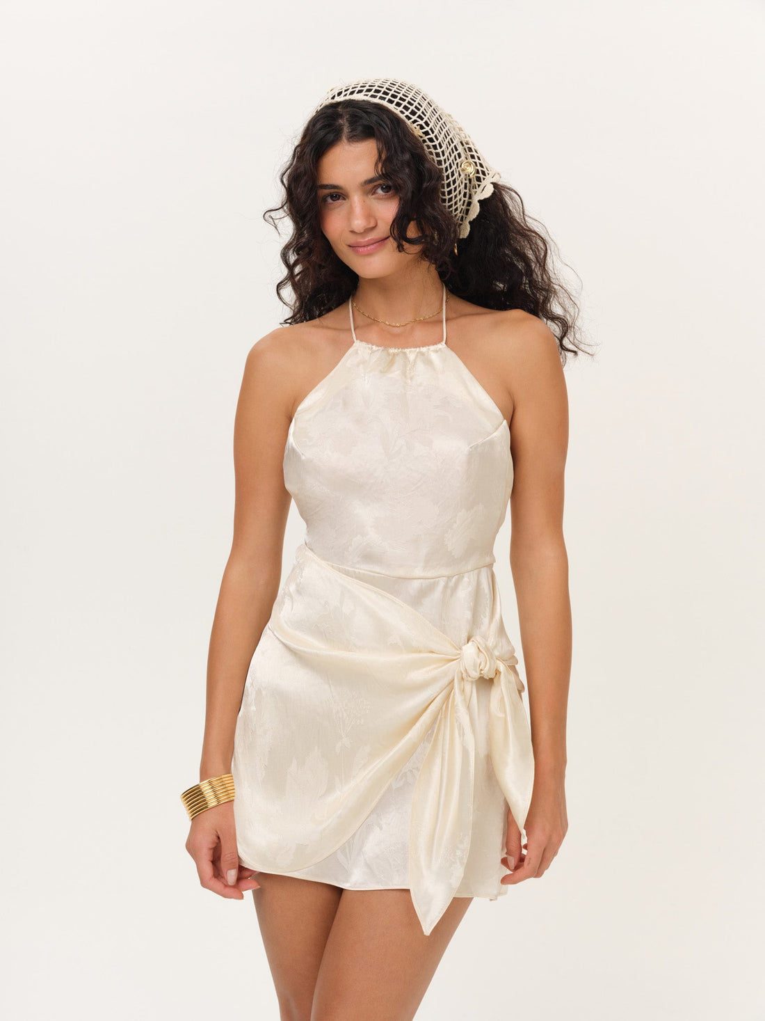 Adrift Wrap Mini Dress