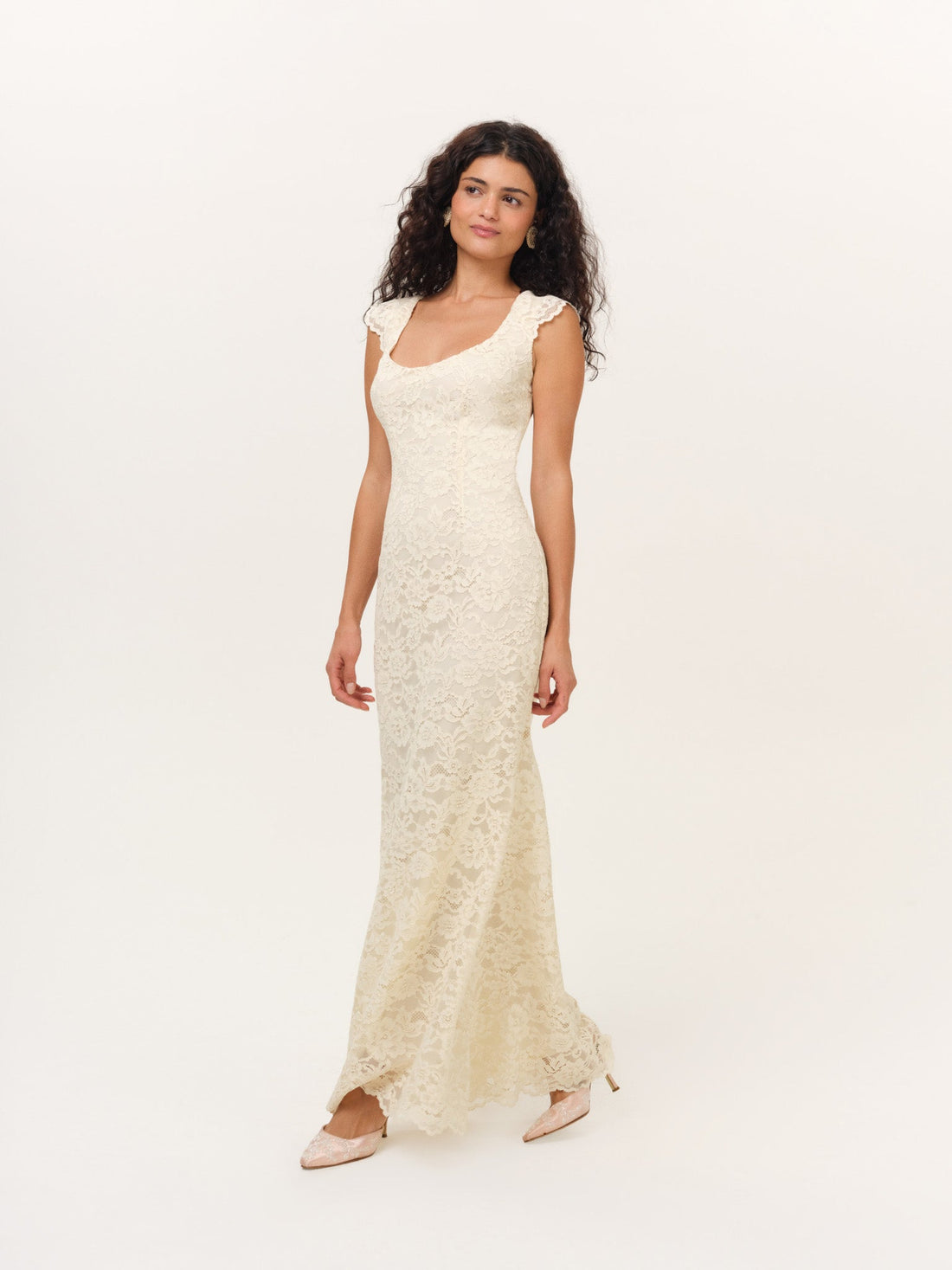 Cottage Lace Maxi Dress