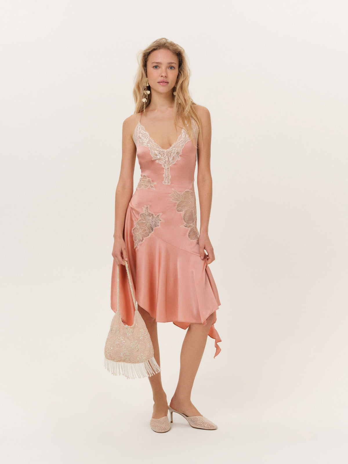 Lani Midi Dress - Coral