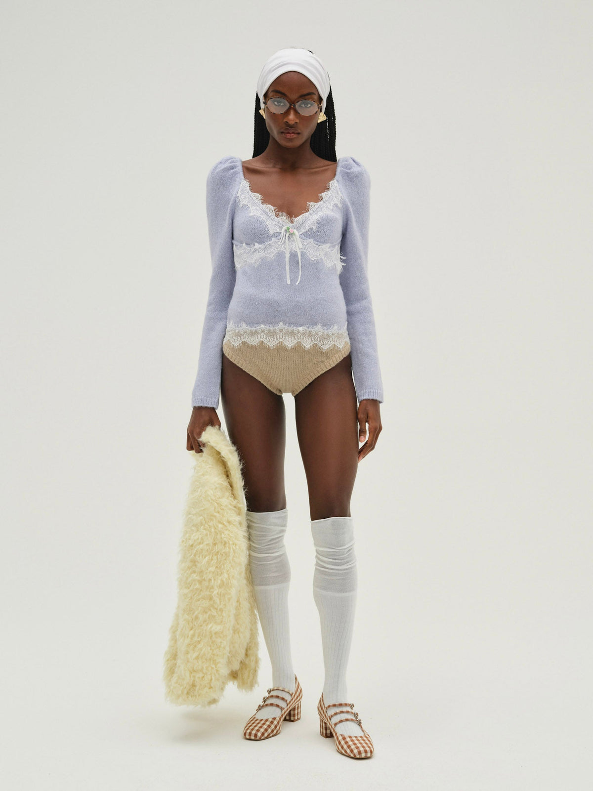 Rosaleen Knit Top - Blue