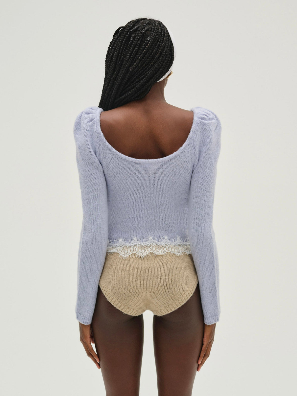 Rosaleen Knit Top - Blue