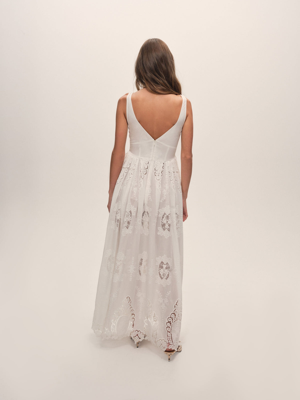 Nicola Maxi Dress - White