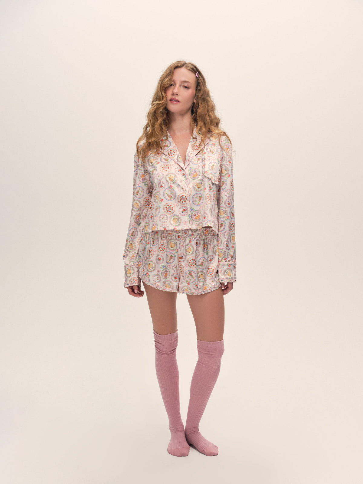 Lailah PJ Set - Cream