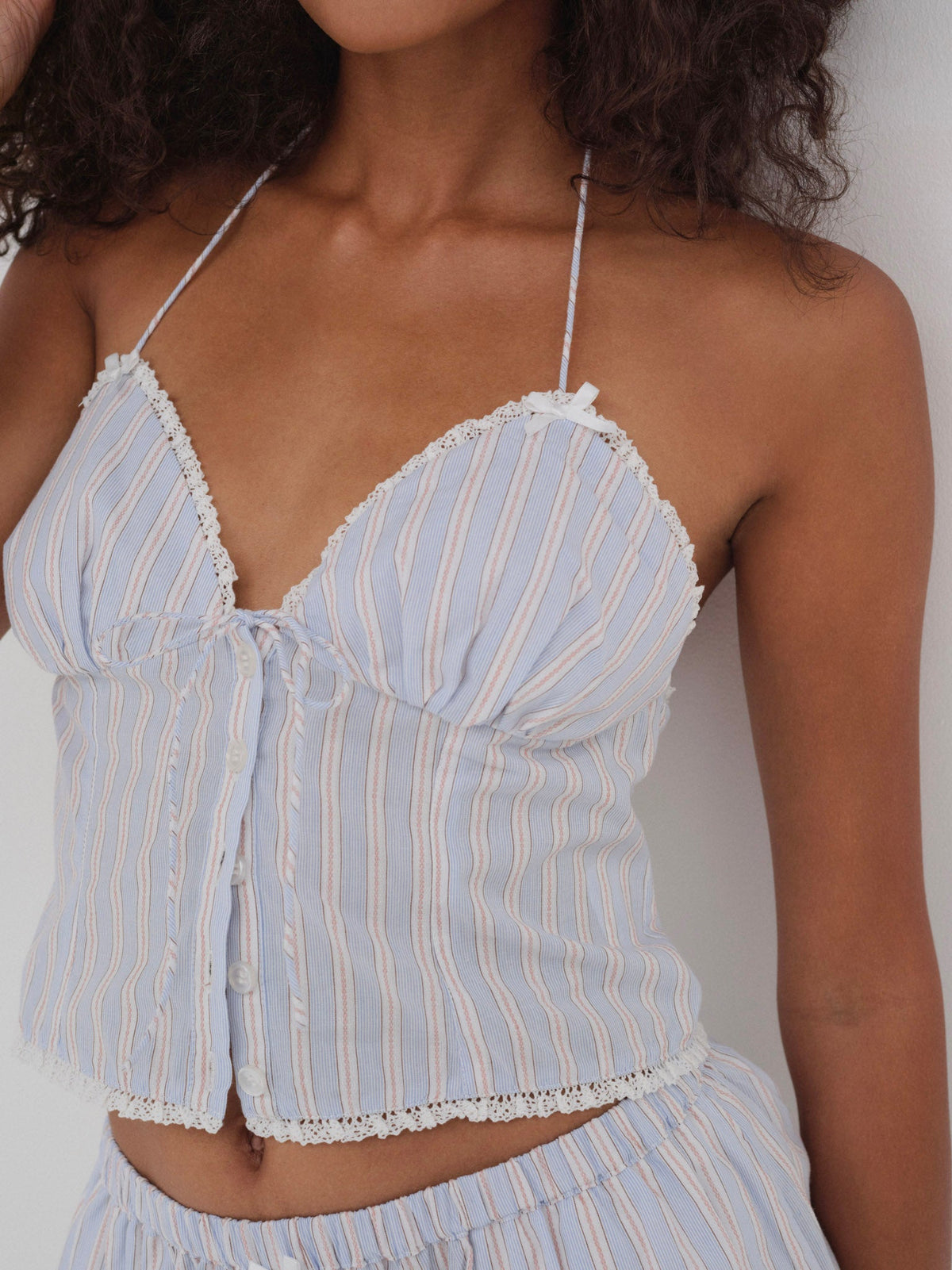 Lakeside Stripe Top - Blue