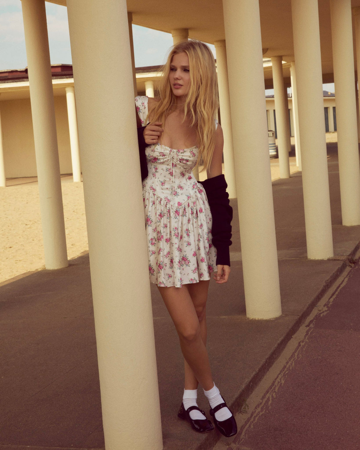 August Mini Dress - White