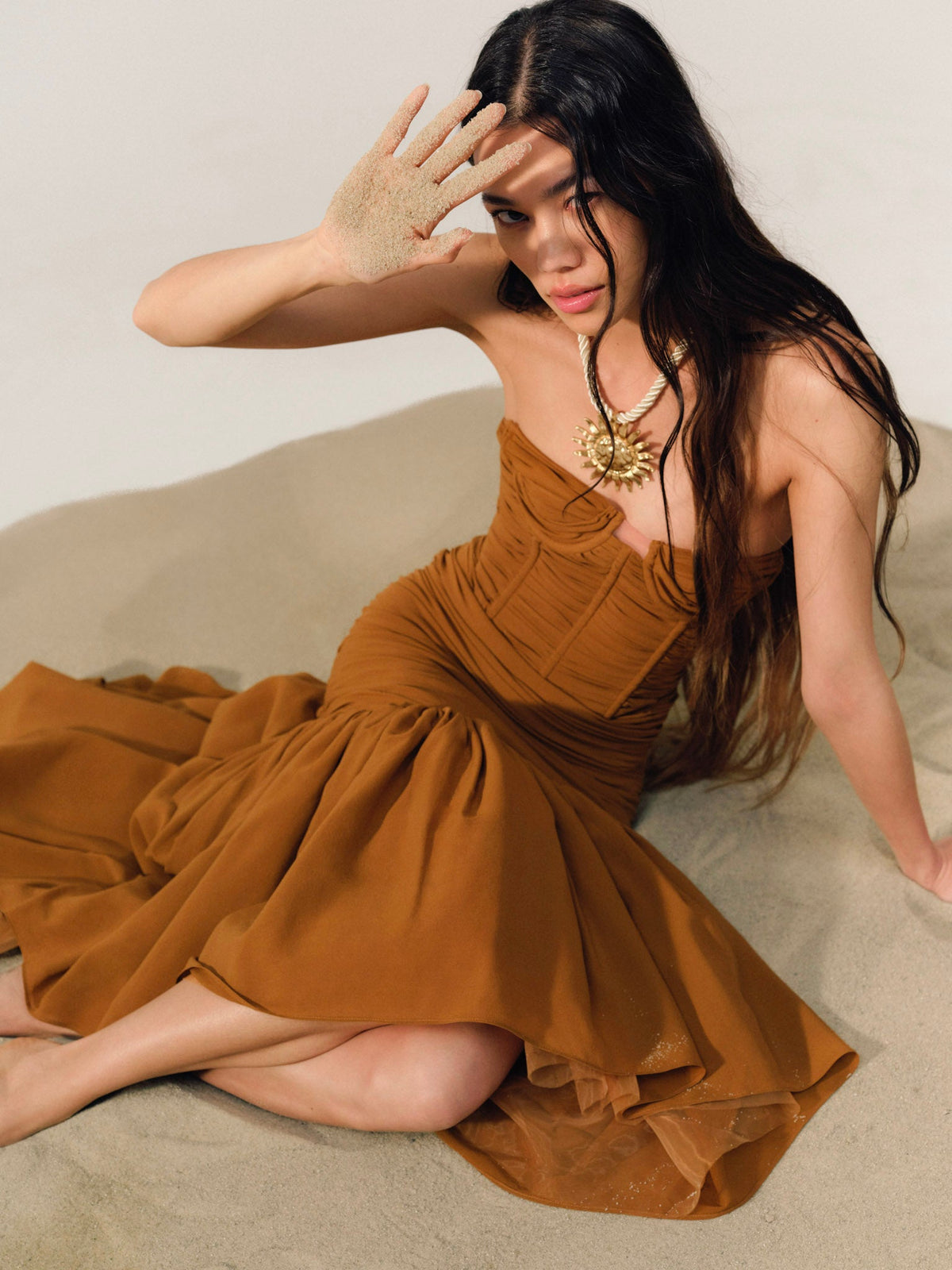 Serafina Gown - Brown