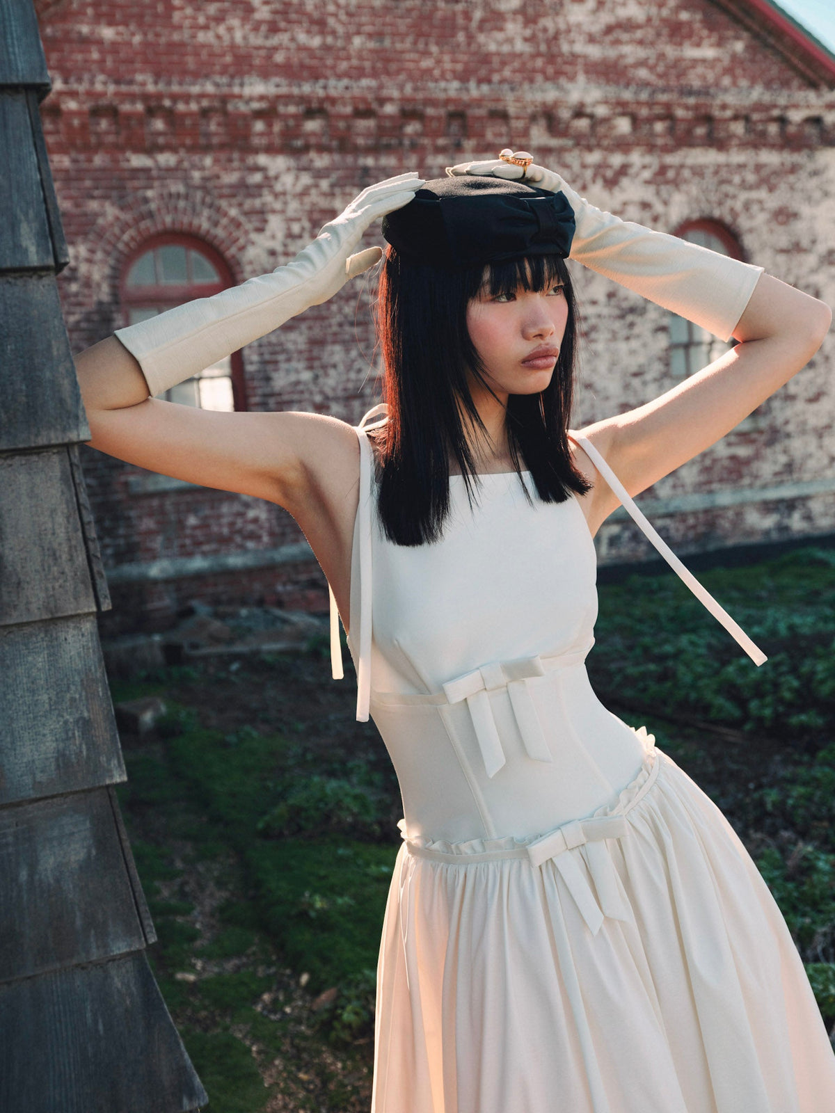 Mollie Midi Dress - Cream