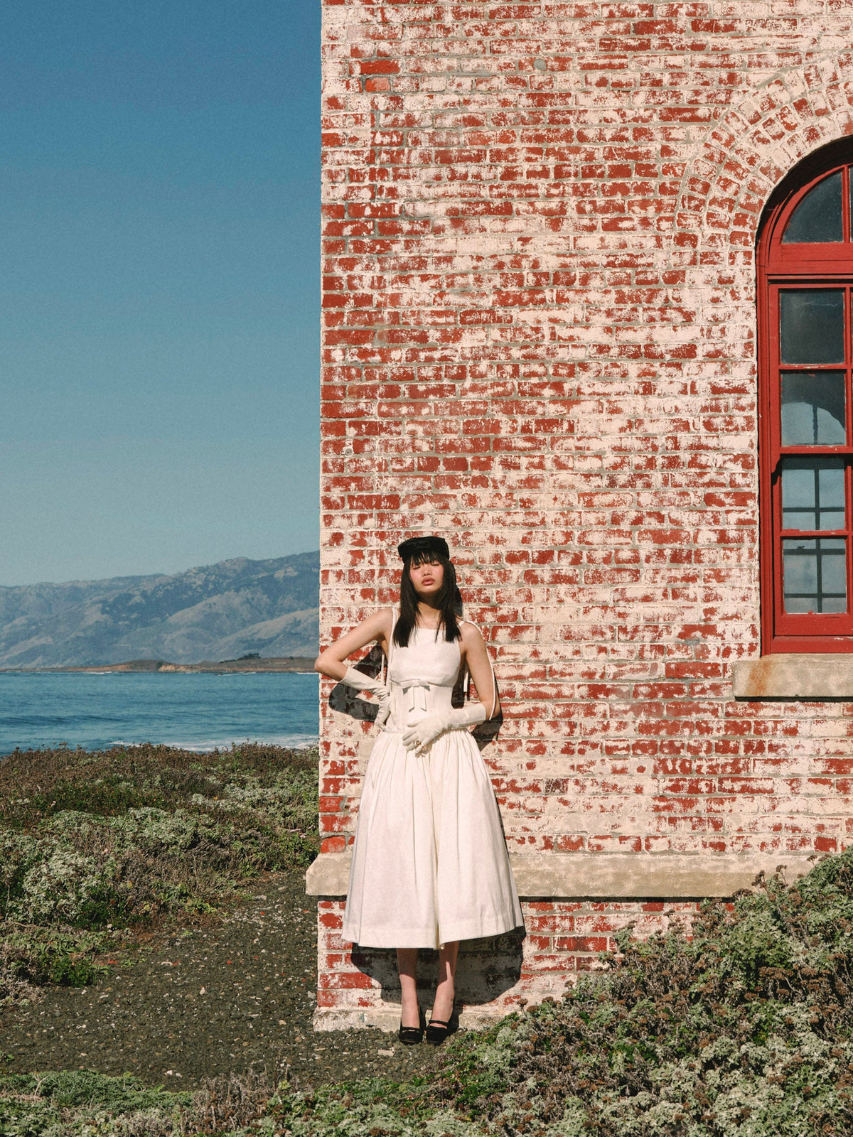 Mollie Midi Dress - Cream