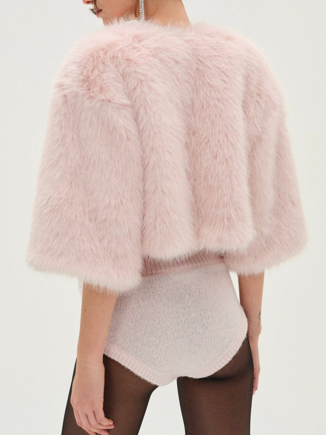 Amina Fur Jacket - Pink