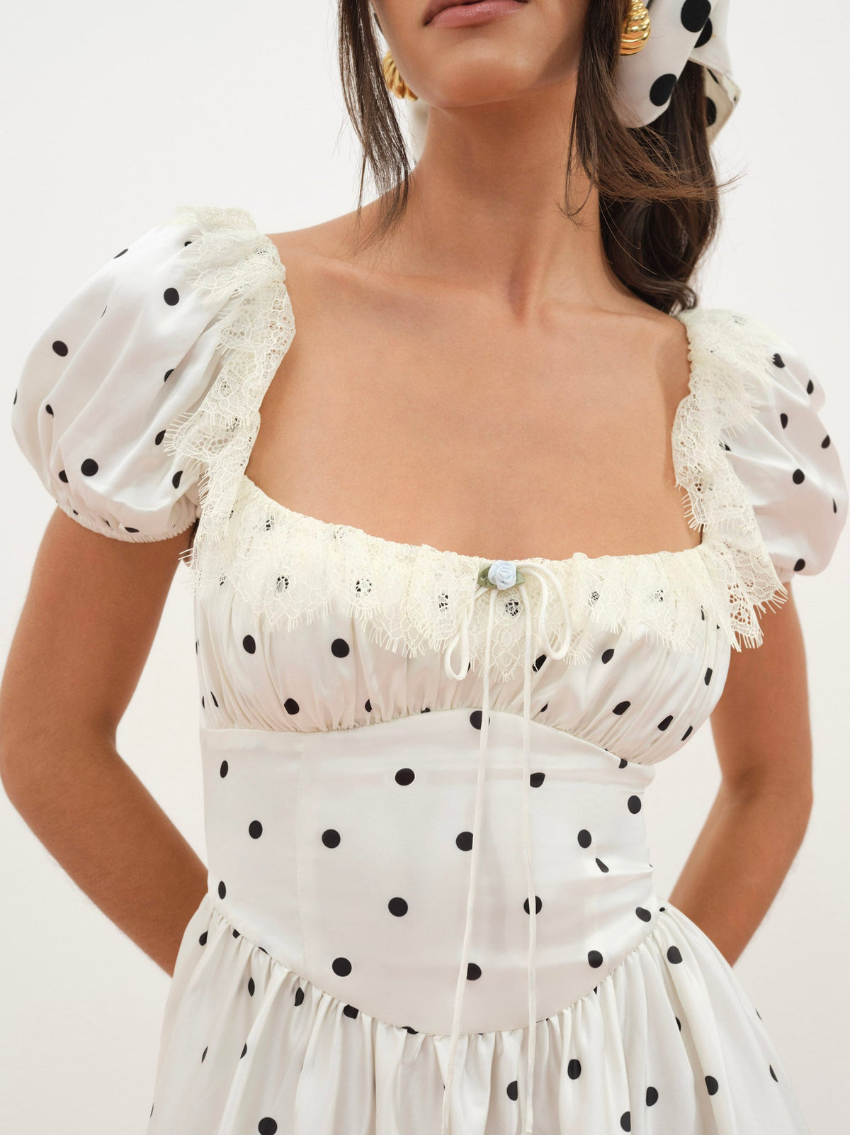 Ines Midi Dress - Cream
