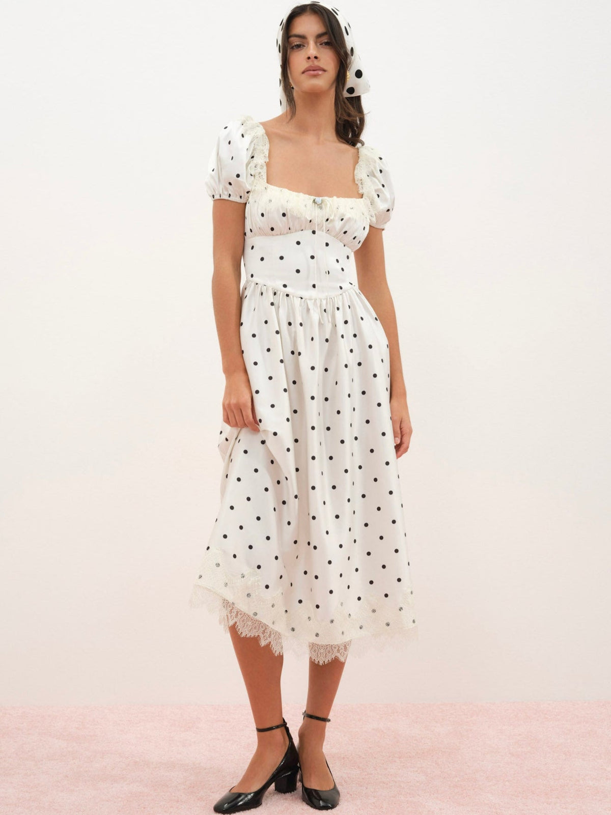 Ines Midi Dress - Cream