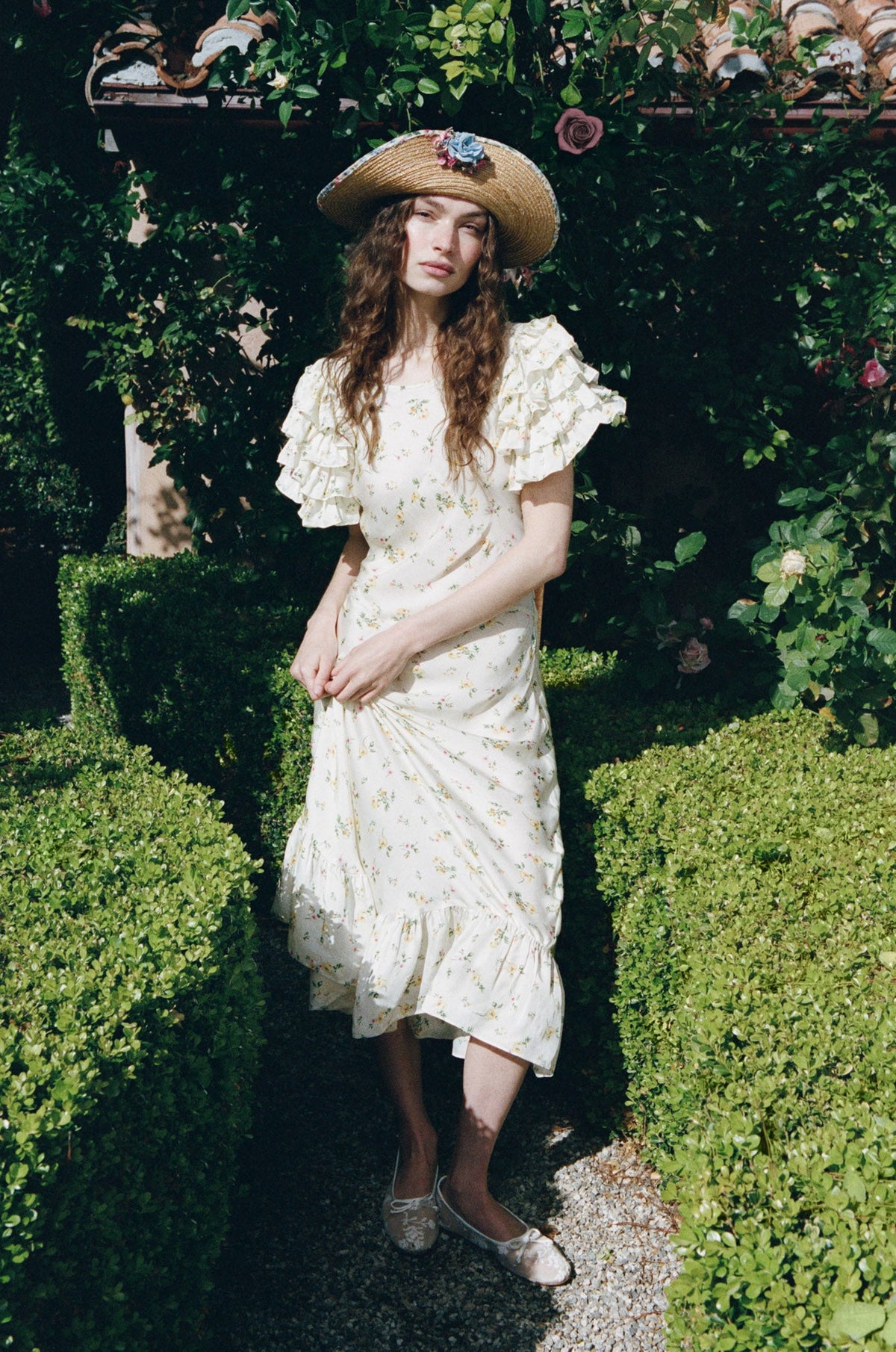 Liam Floral Maxi Dress - Butter