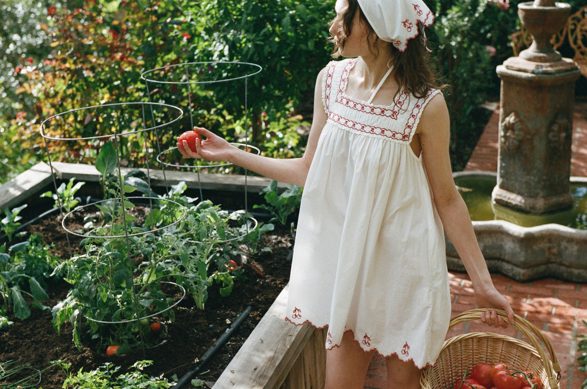Emma Mini Dress - White