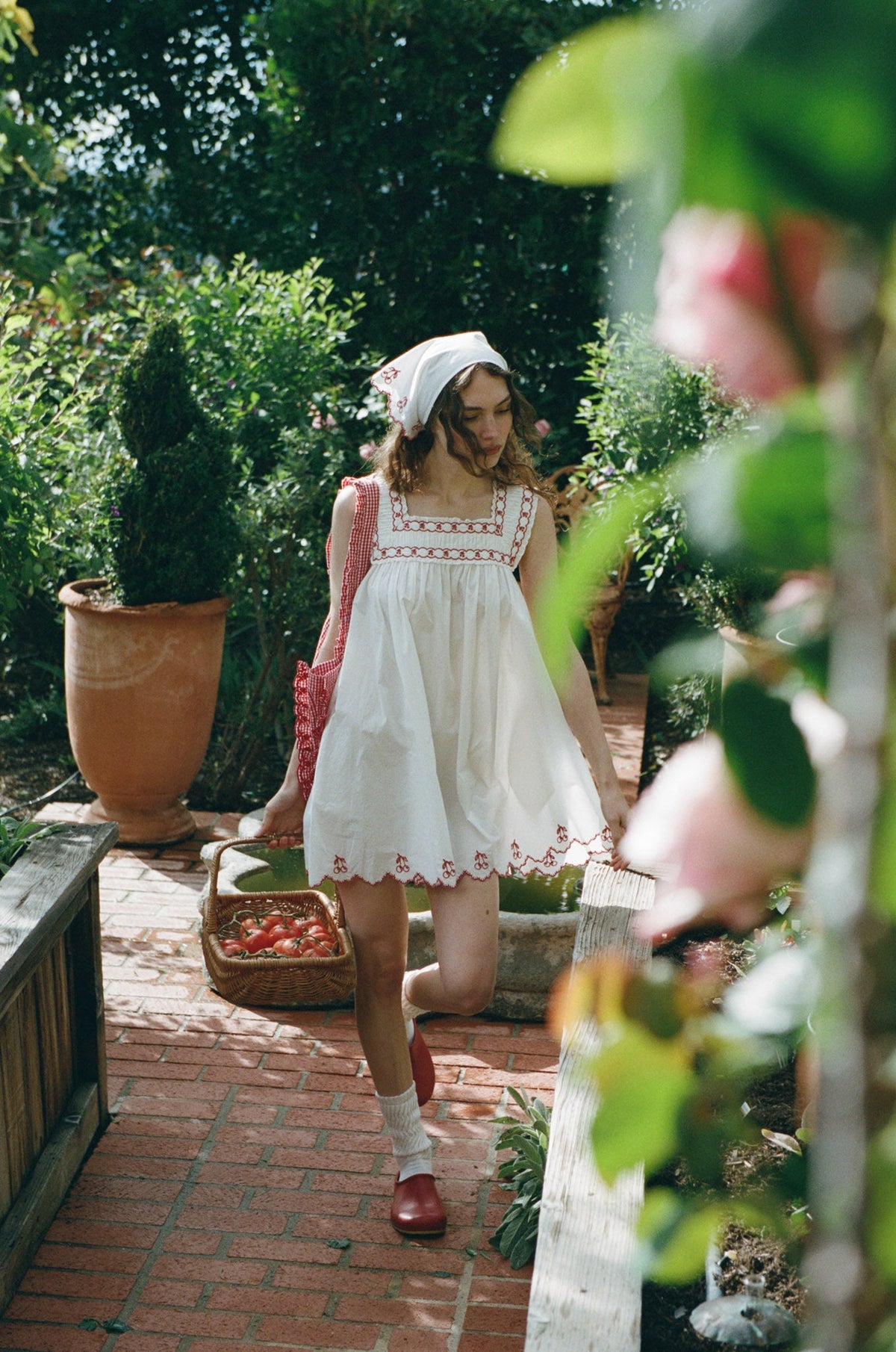 Emma Mini Dress - White