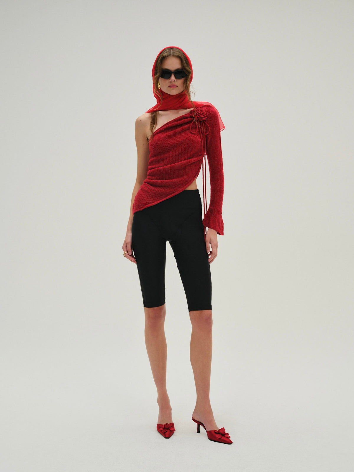 Ayanna Knit Top - Red