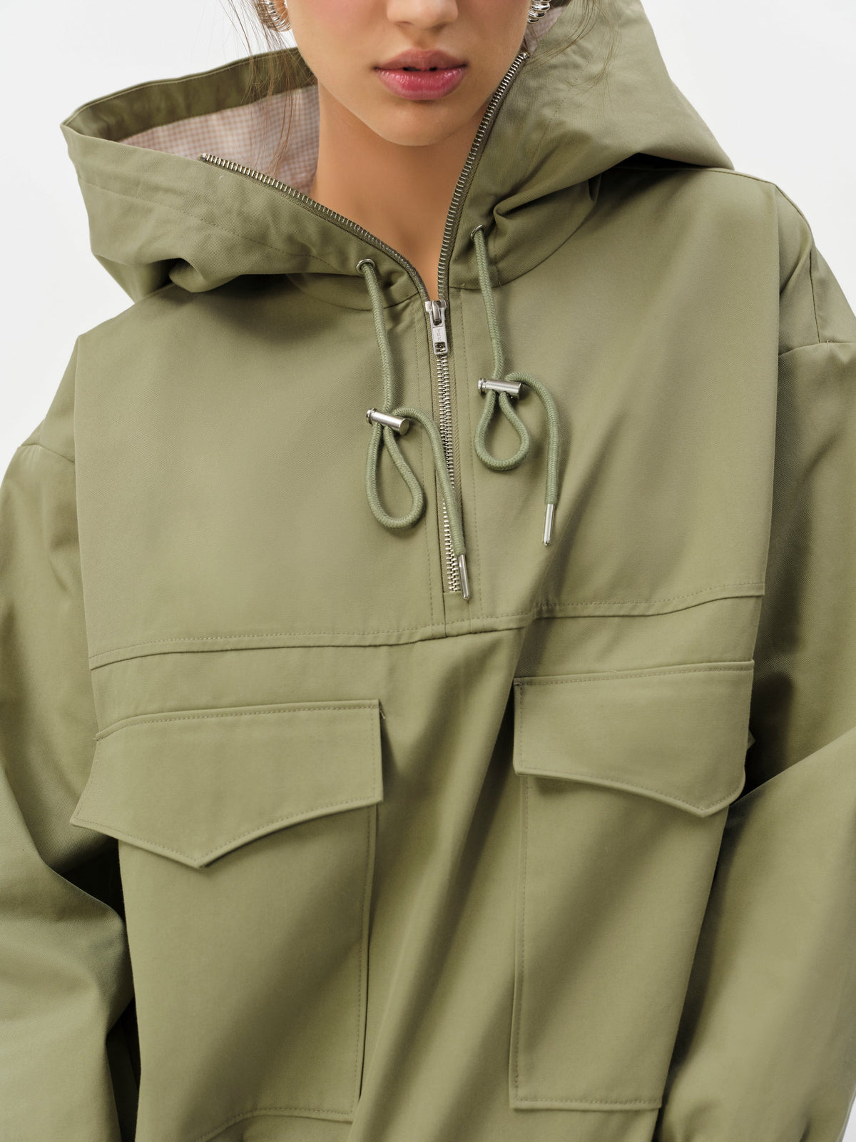 Alessia Pullover Jacket - Green