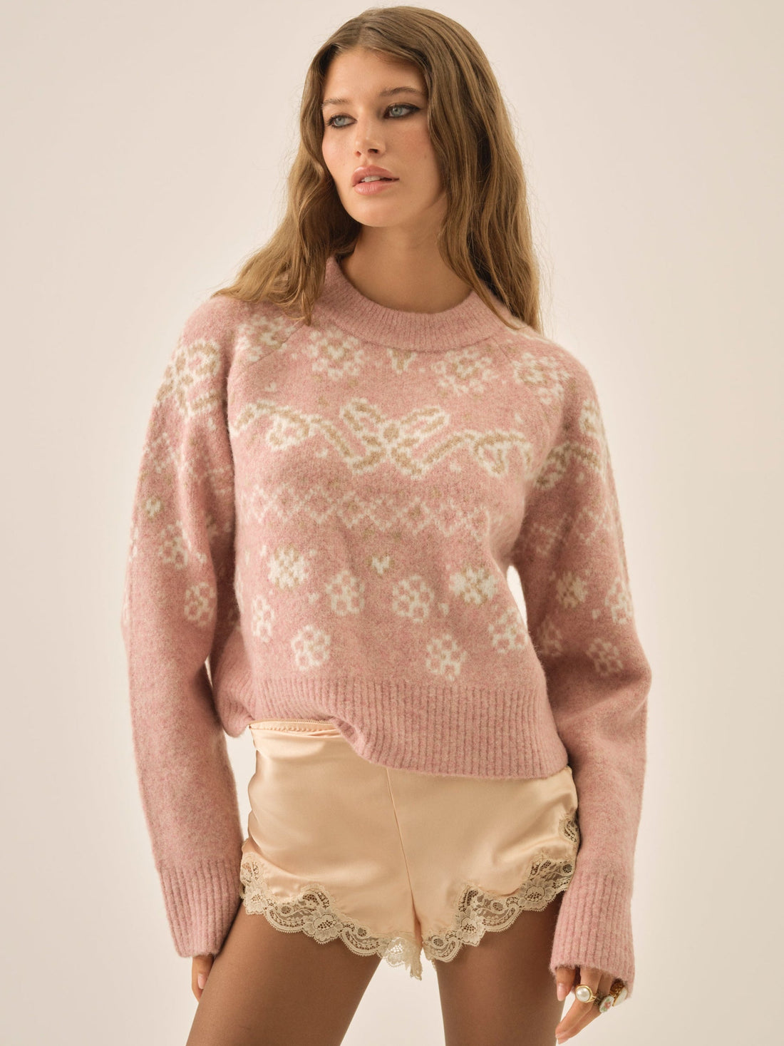 Arabella Intarsia Pullover Sweater