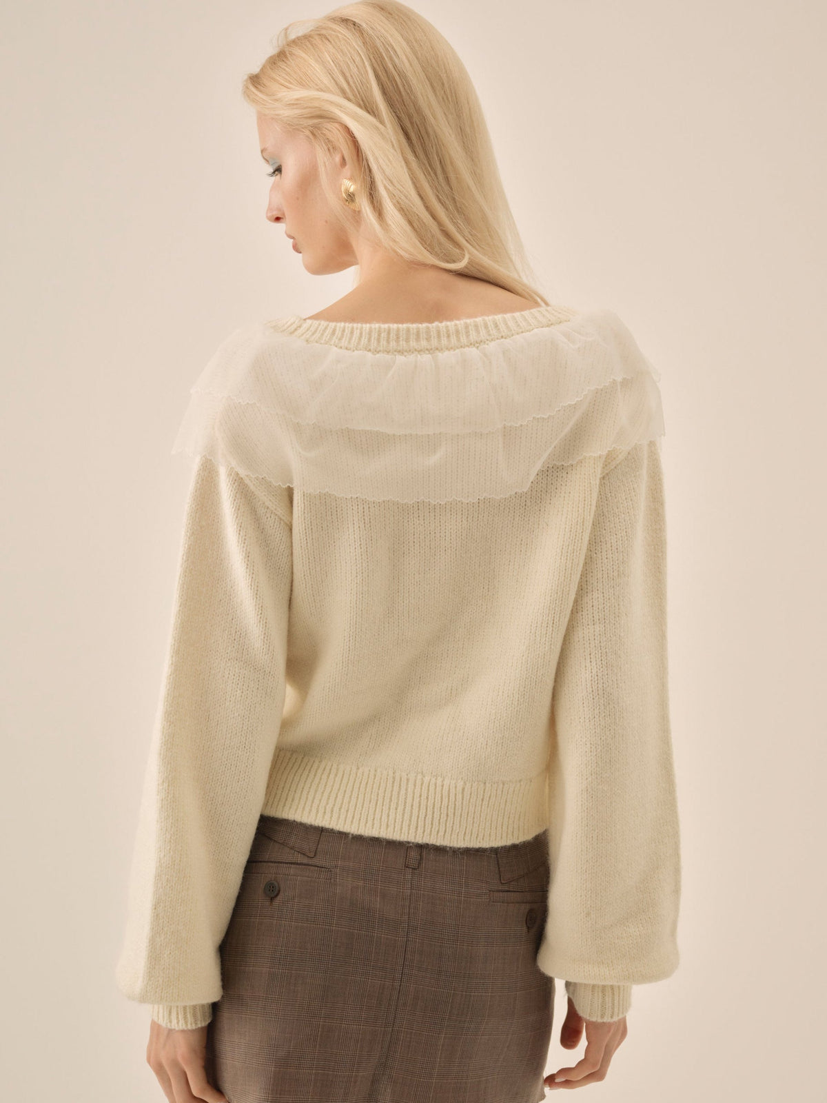 Aster Knit Cardigan - Cream