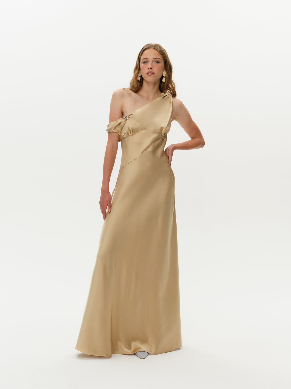 Alexandria Maxi Dress - Beige
