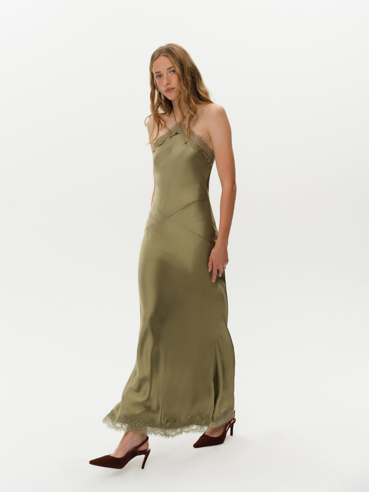 Jessica Maxi Dress - Moss