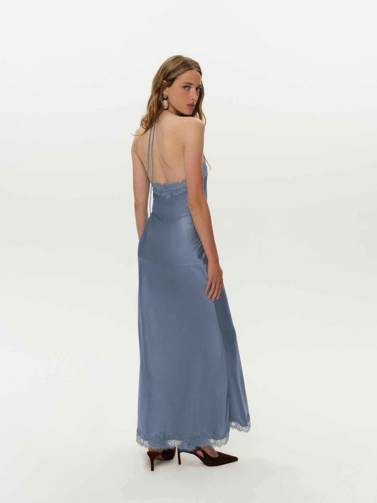 Jessica Maxi Dress - Slate Blue
