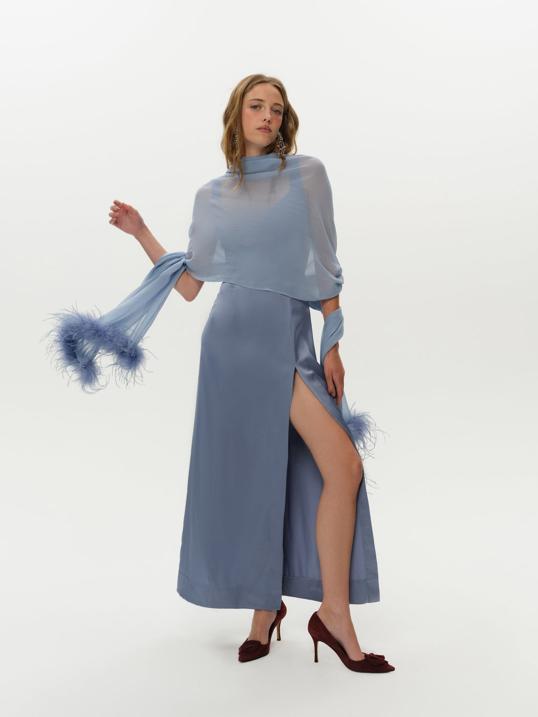 Margo Maxi Dress and Shawl Set