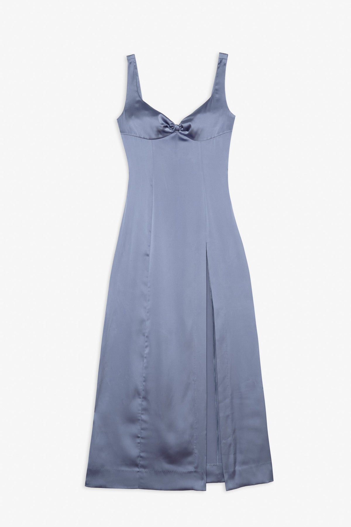 Margo Maxi Dress and Shawl Set - Dusty Blue