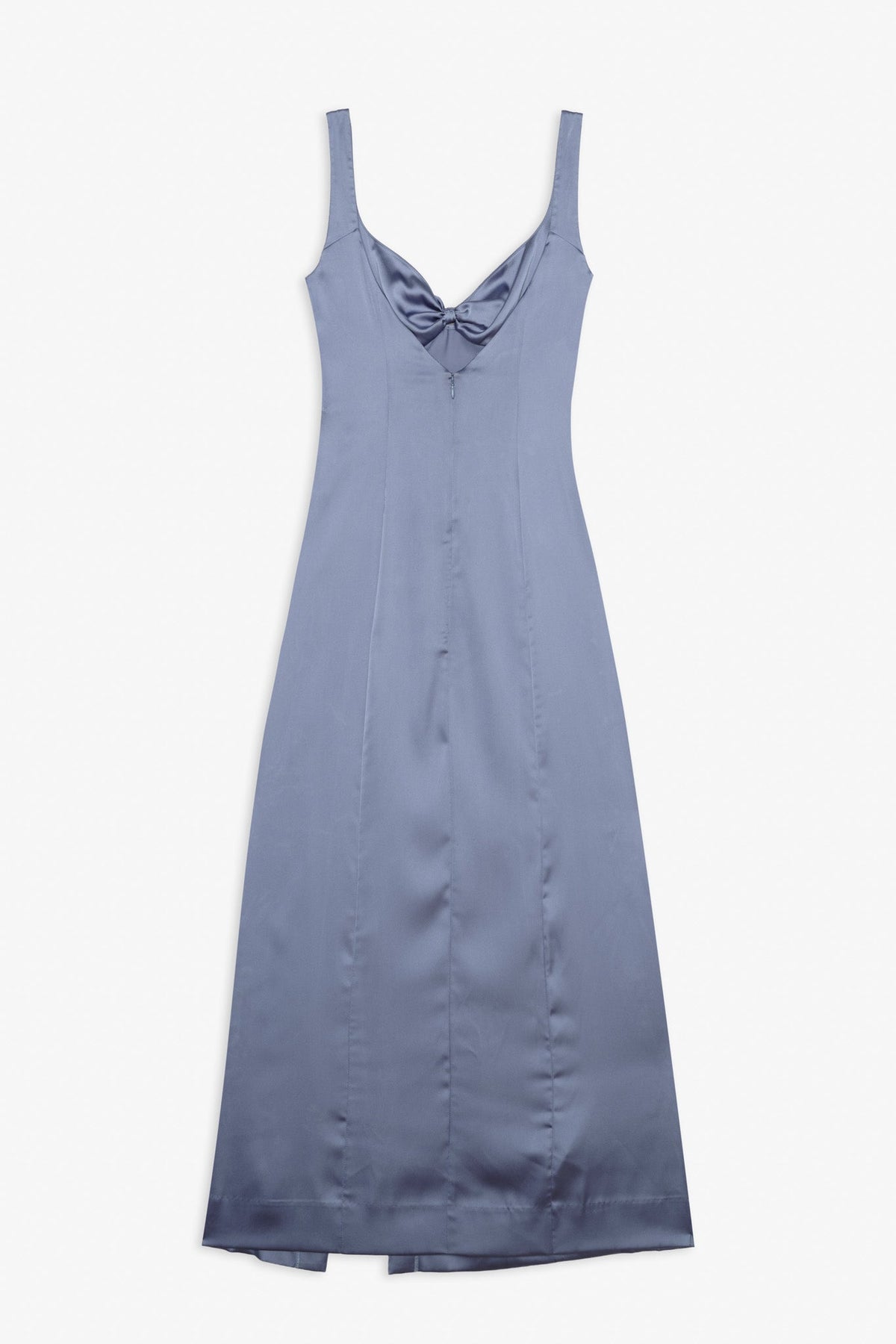 Margo Maxi Dress and Shawl Set - Dusty Blue