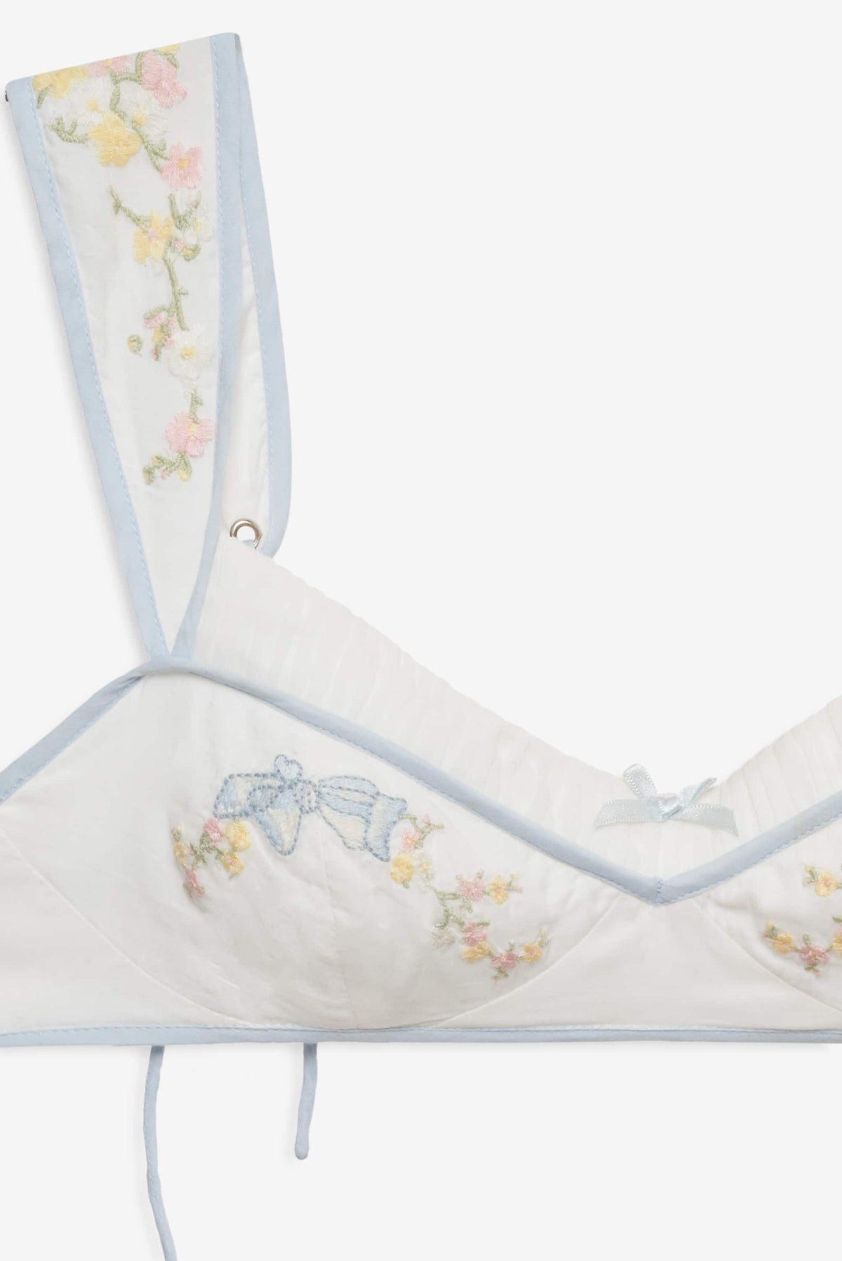 Baby Bows Bra Top - White