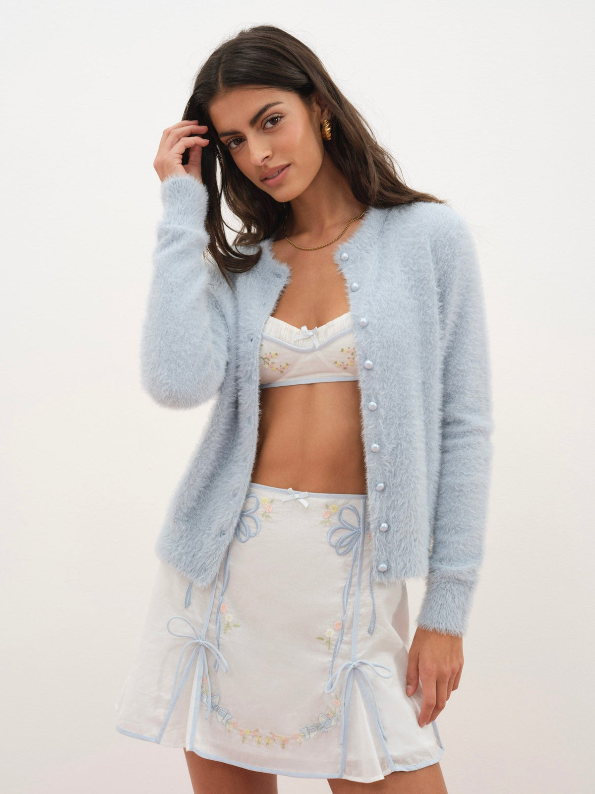 Belinda Cardigan - Blue