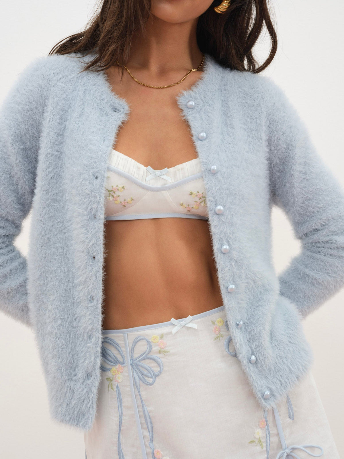 Belinda Cardigan - Blue