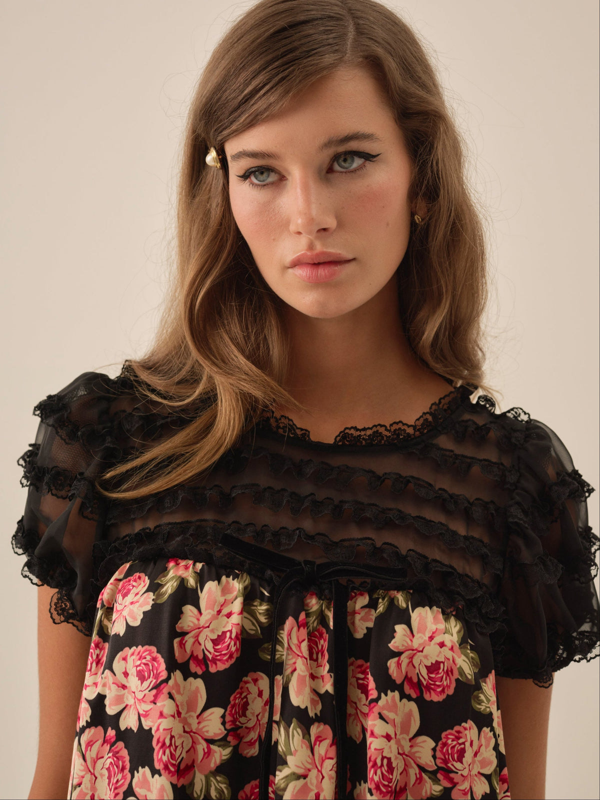 Belmond Floral Mini Dress - Black