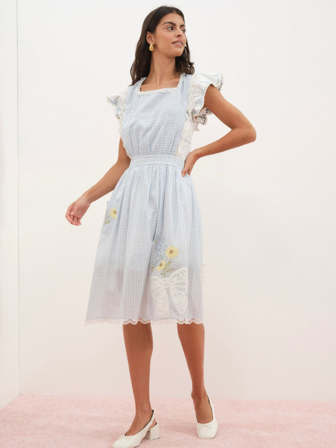 Bluebell Gingham Apron