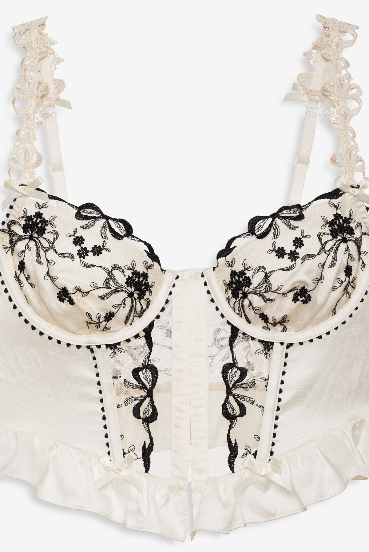 Bow Time Bustier - Cream