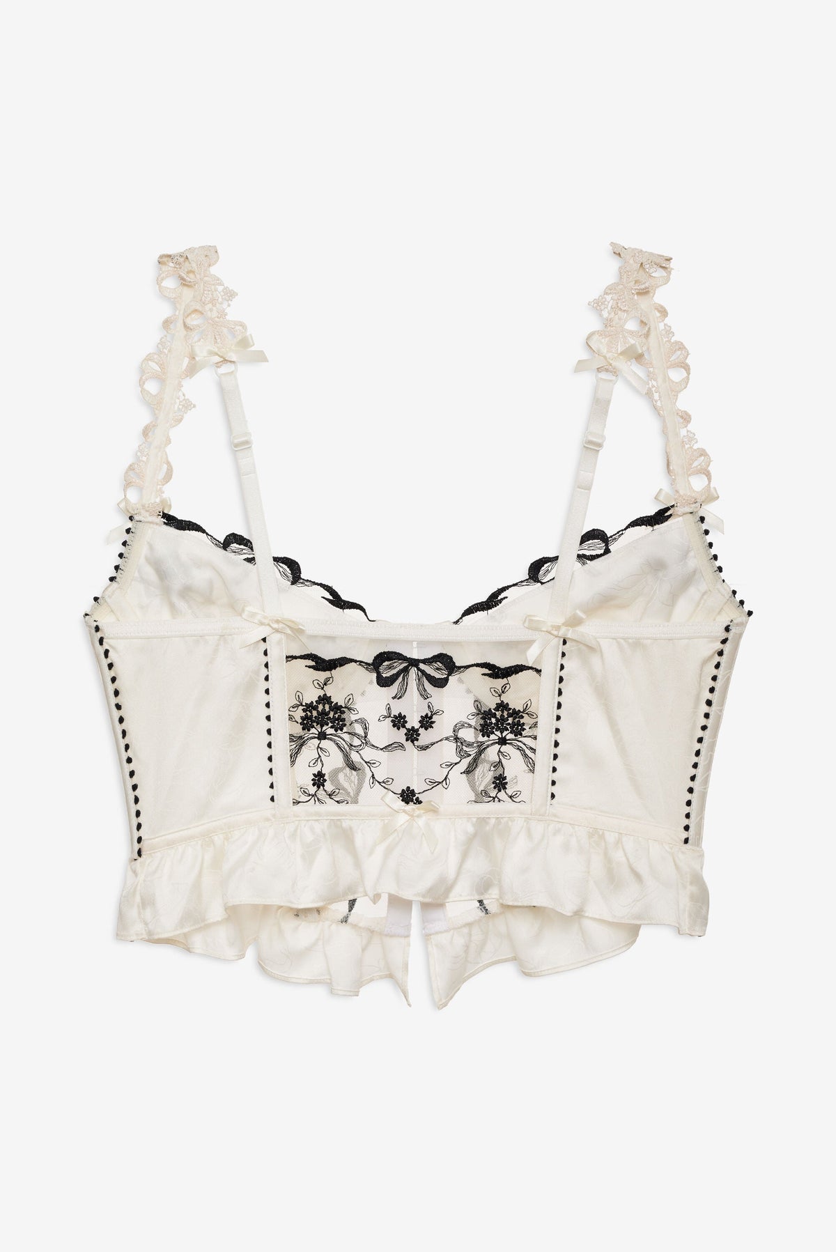 Bow Time Bustier - Cream