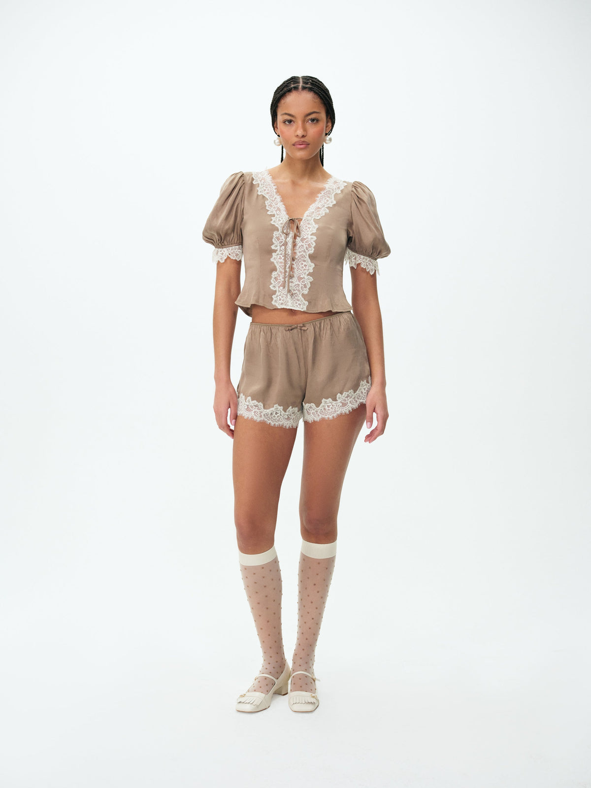 Luna Top - Brown
