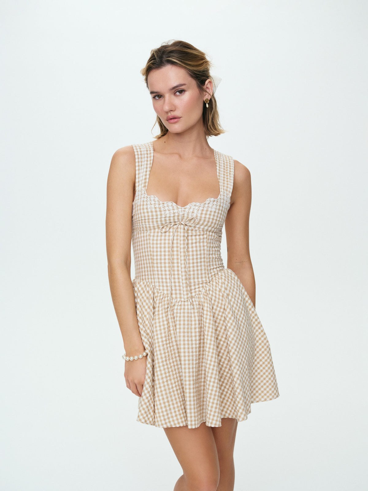 That’s Amor Mini Dress - Tan