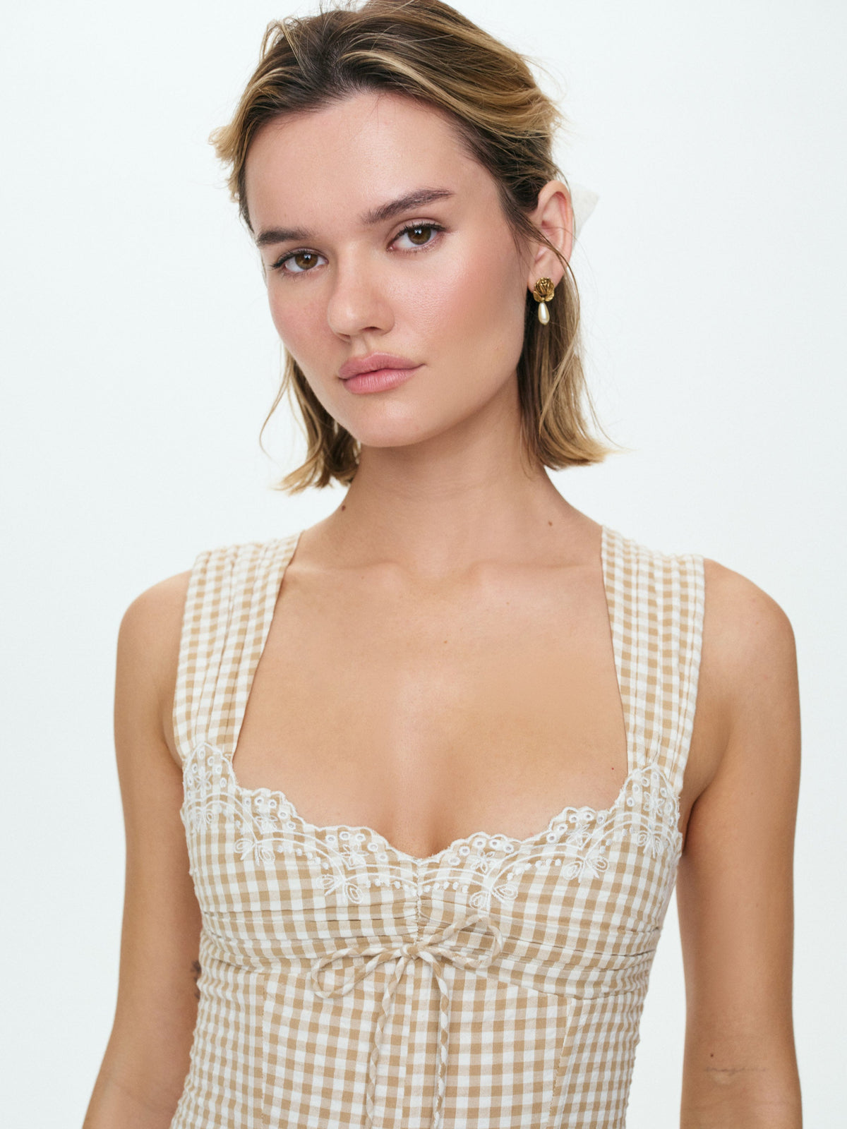 That’s Amor Mini Dress - Tan