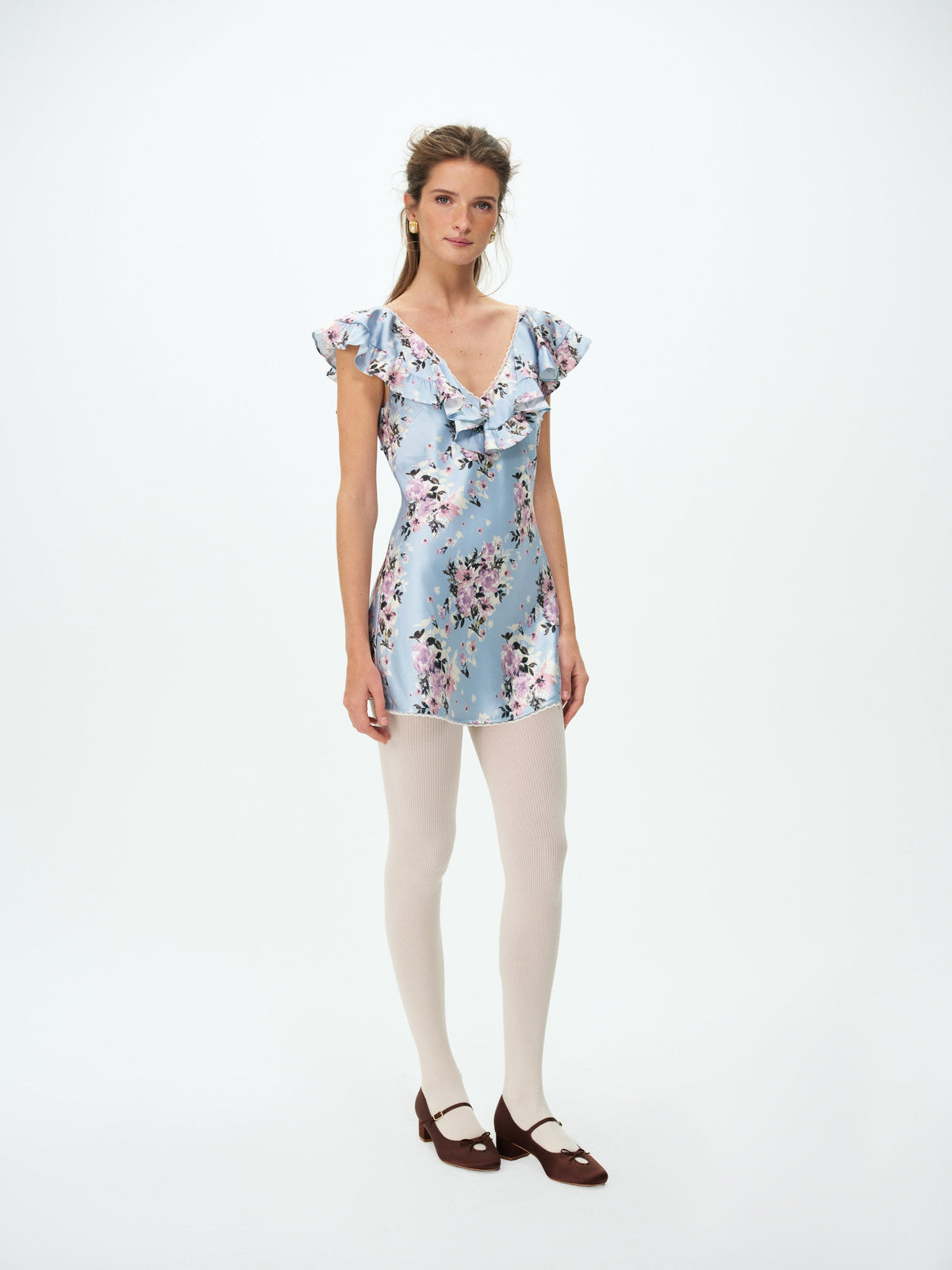 Magnolia Mini Dress - Blue