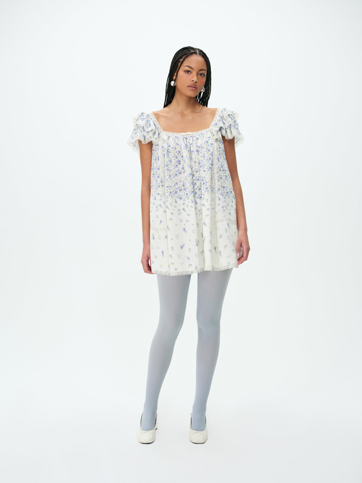 Tasha Mini Dress - Cream