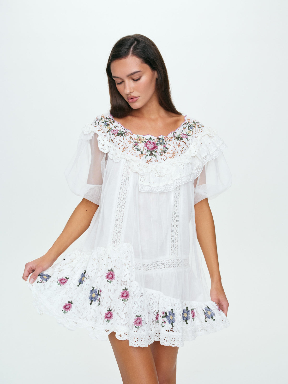 Kelly Mini Dress - White