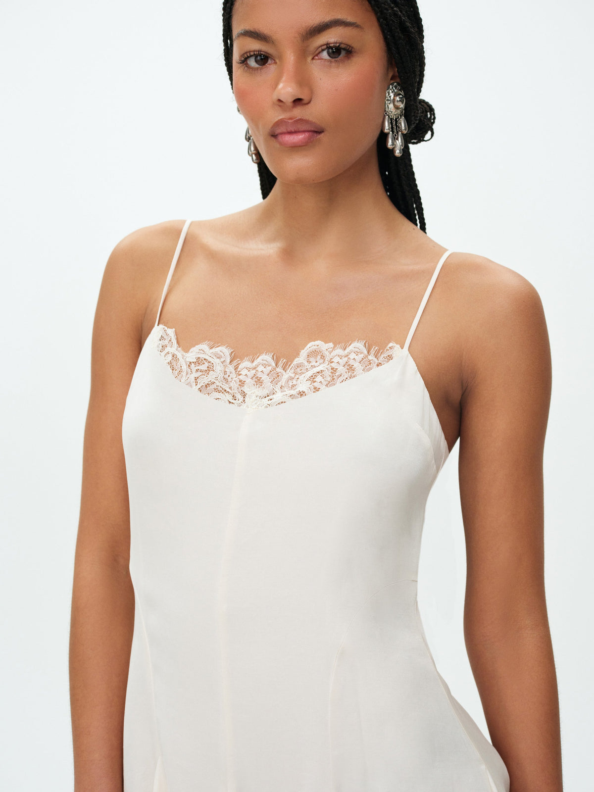 Luna Mini Dress - Cream