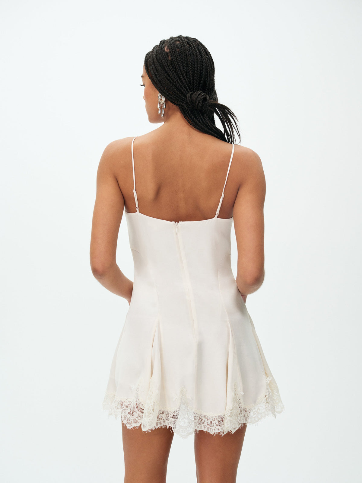 Luna Mini Dress - Cream
