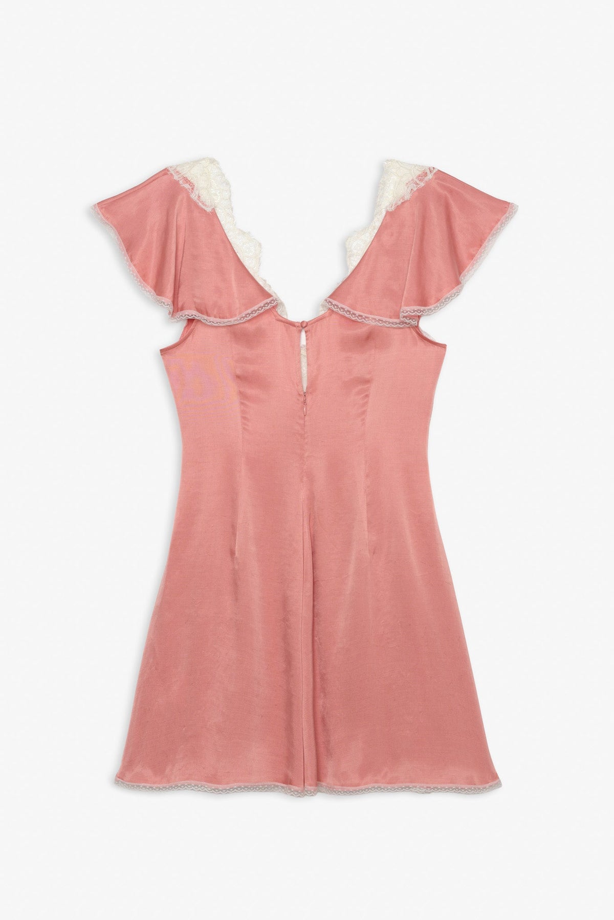 Luna Rose Mini Dress - Coral