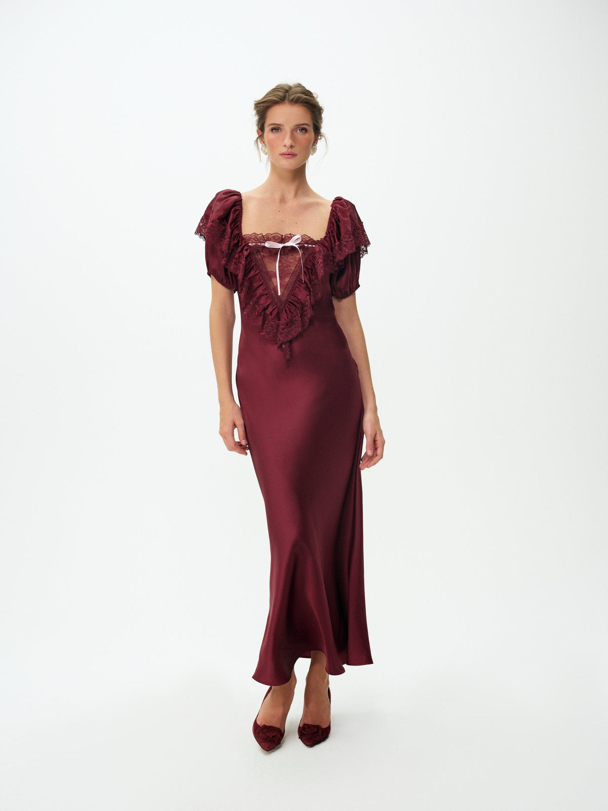 Cove Maxi Dress - Bordeaux