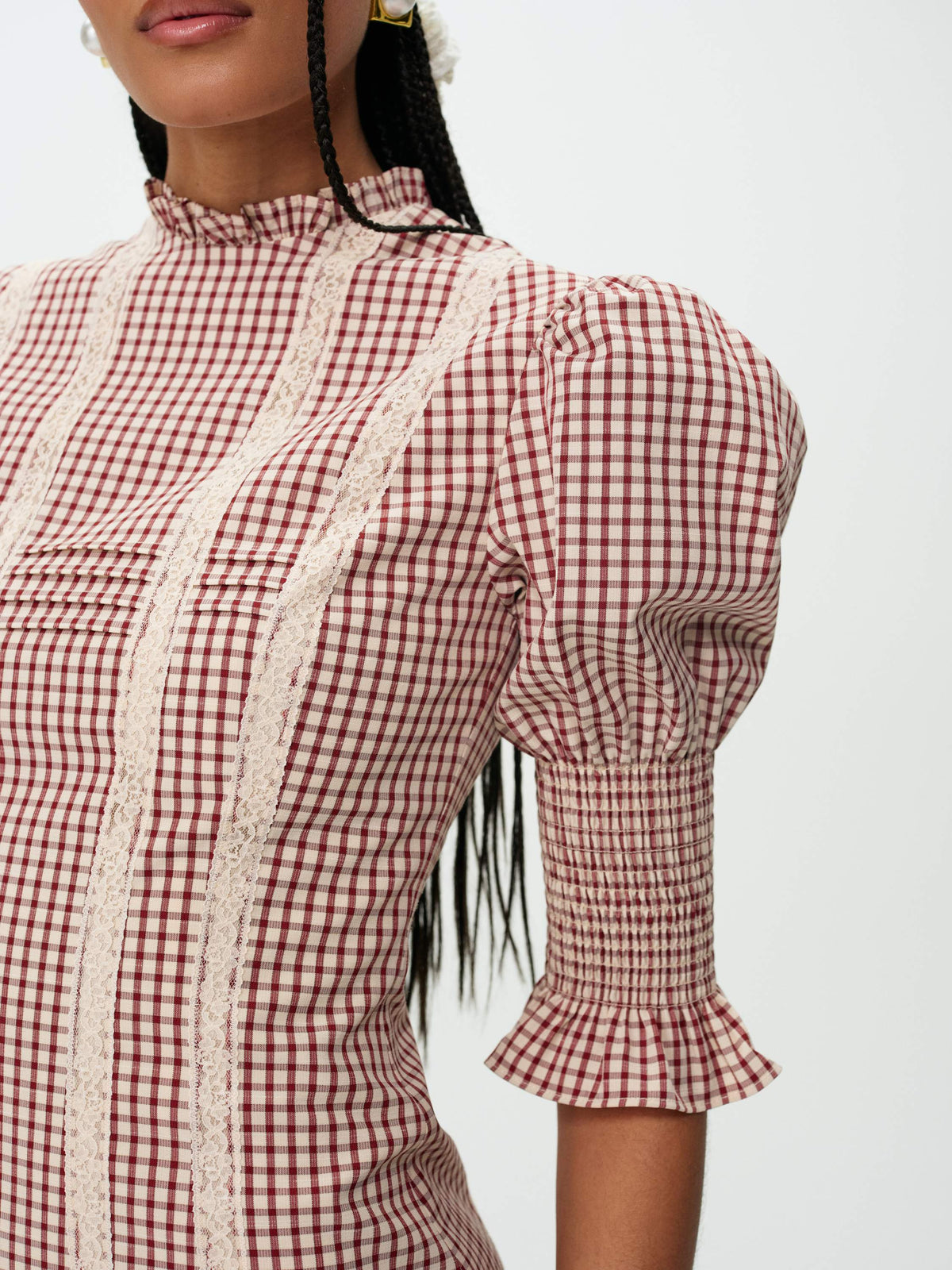 Annie Gingham Mini Dress